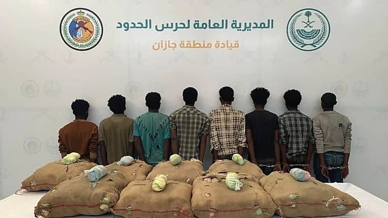 القبض على 10 مخالفين وإحباط 3 محاولات تهريب مواد مخدرة