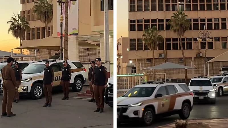 ضبط رجلان وامرأة يتسولون في تبوك.. فيديو