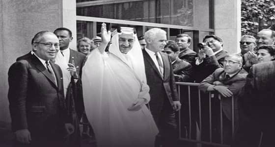 صورة نادرة للملك فيصل في نيويورك قبل 53 عامًا