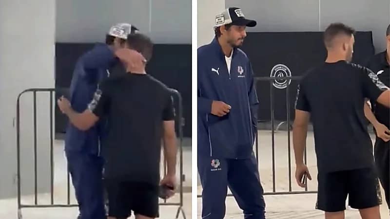 لقاء عفوي يجمع أحمد حجازي وحمدالله .. فيديو