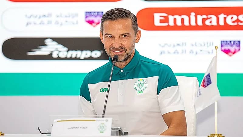 مدرب الرجاء: إذا لم يعطي كل لاعب 100% لن ننتصر ضد النصر