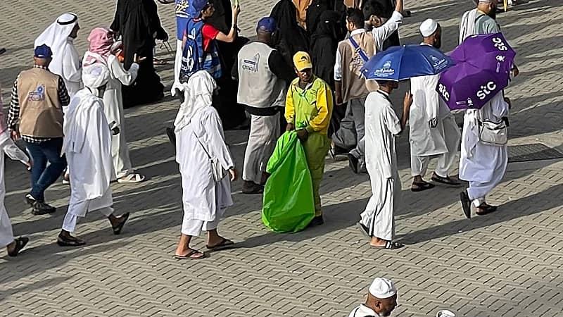 بالفيديو.. انسيابية حركة الحجاج في جسر الجمرات