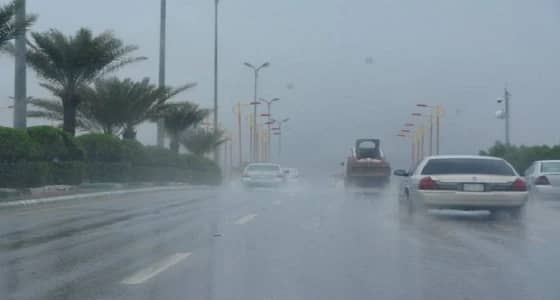 تنبيه.. استمرار هطول أمطار على منطقتين