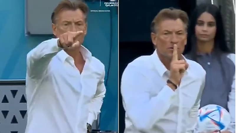 شاهد .. غضب رينارد من استفزاز البليهي لميسي