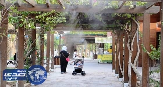 بالفيديو والصور.. أمانة الرياض تضع مراوح ملطفة للجو بممرات المشاة