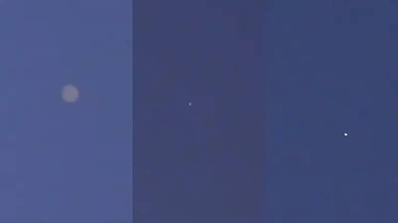 فيديو يرصد مرور الصاروخ الصيني بأجواء الجوف