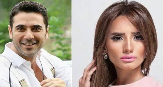 تشابك وشجار بالأيدي بين أحمد عز وزينة في مكان عام