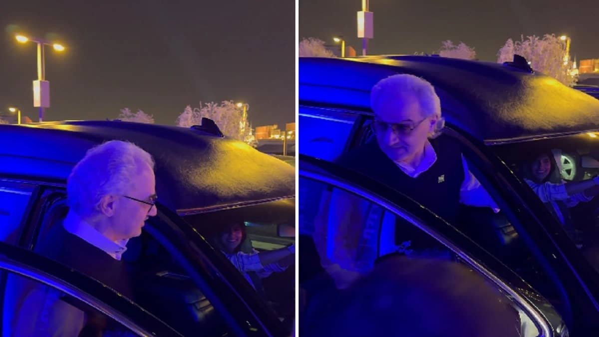 ردة فعل الأمير الوليد بن طلال على مشجع قال له : نصف حب الهلاليين من حبك .. فيديو