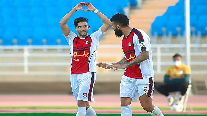 الرائد ينتزع نقاط ضمك برباعية البركاوي