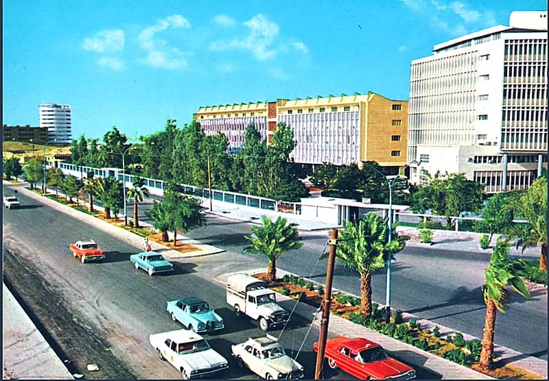 شارع المطار بالستينات الميلادية