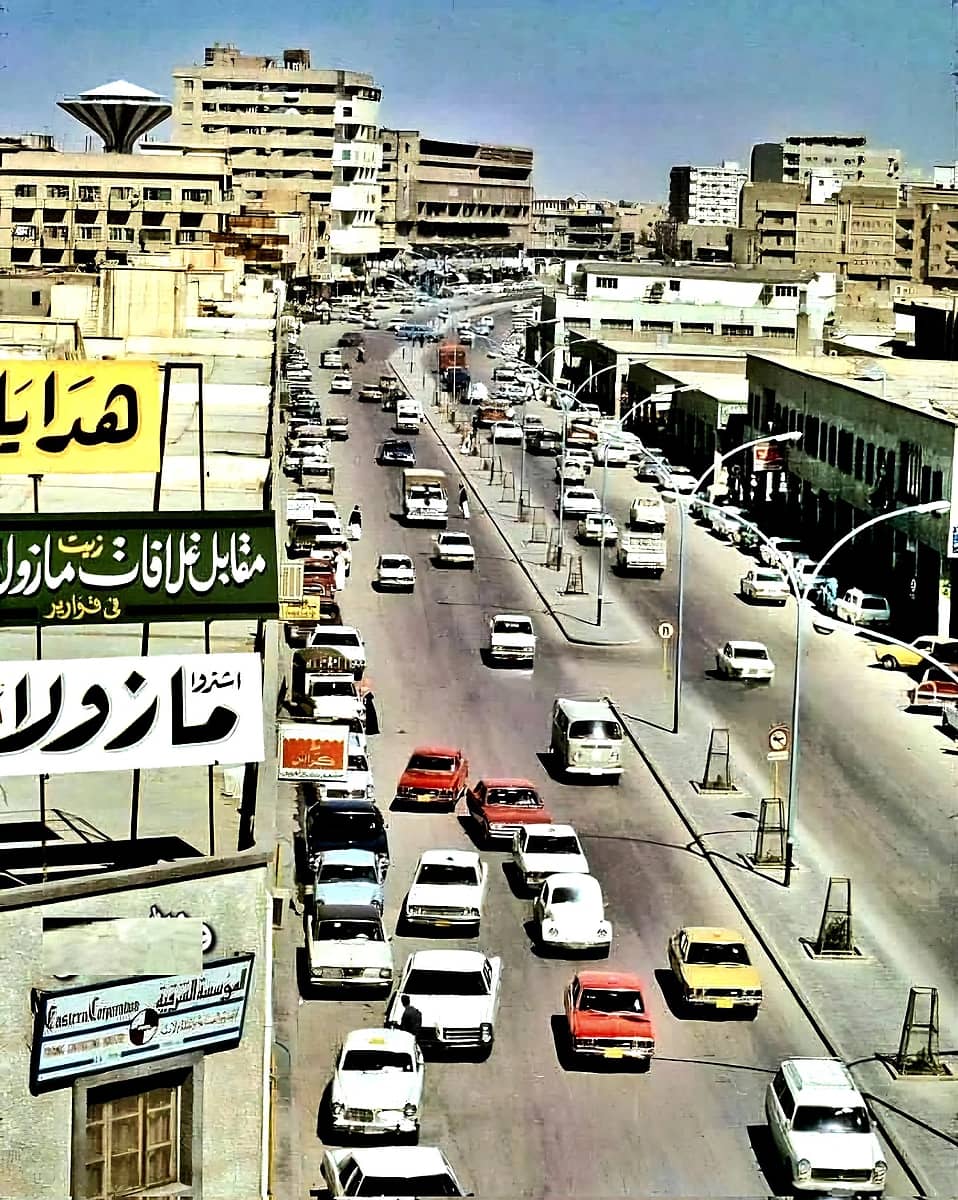 شارع الملك فيصل شريان الرياض فترة التسعينات الهجرية