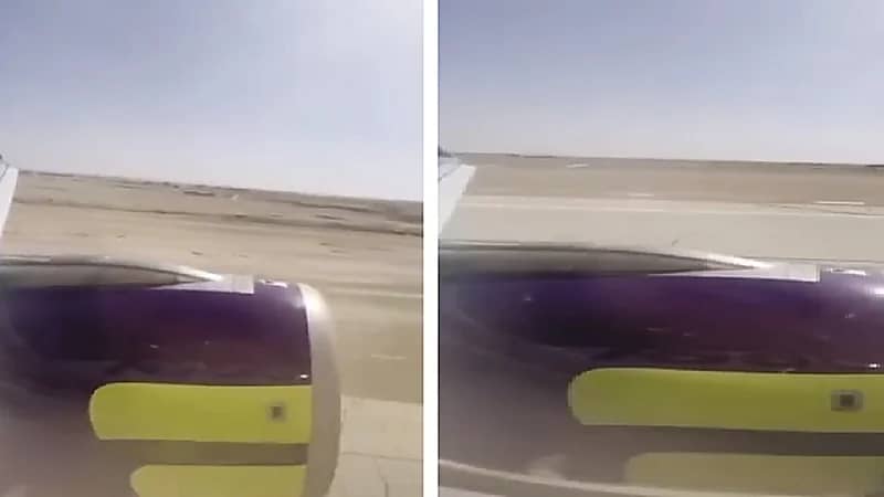 بالفيديو.. لحظة هبوط طائرة إيرباص A320neo بعد تعطل أحد محركاتها لدقائق