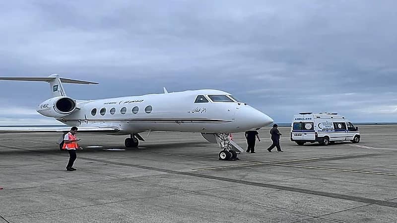 الإخلاء الطبي ينقل مواطنًا من طرابزون التركية إلى المملكة