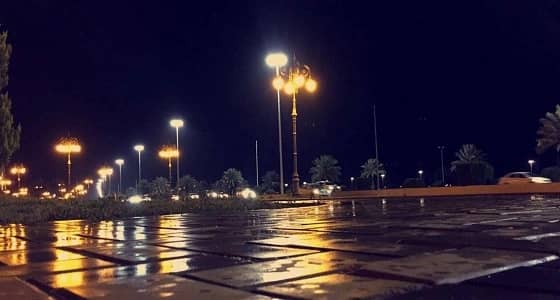 أمطار مصحوبة بثلوج خفيفة على مركز البديعة