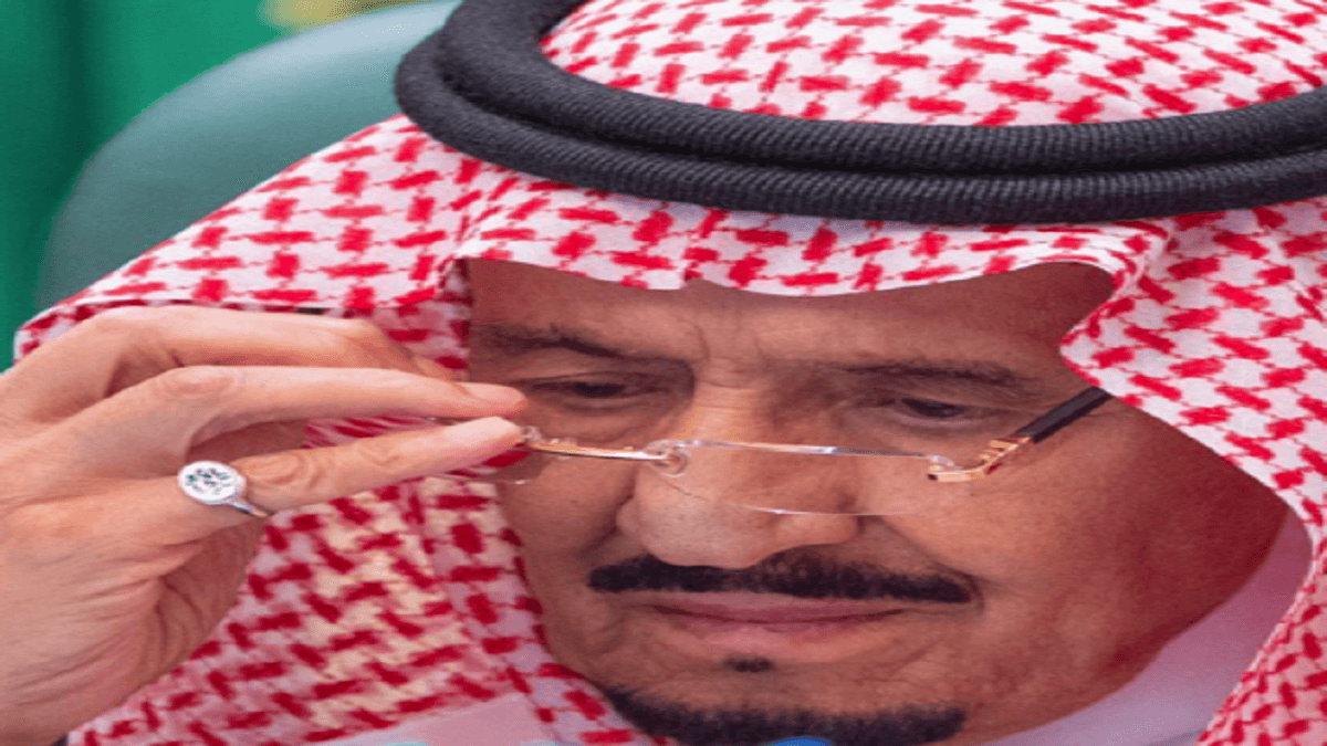 العبارة المنقوشة على خاتم خادم الحرمين