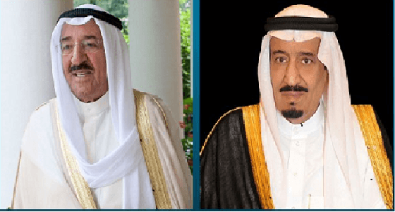 خادم الحرمين يتلقى برقية عزاء من أمير الكويت في شهداء جازان