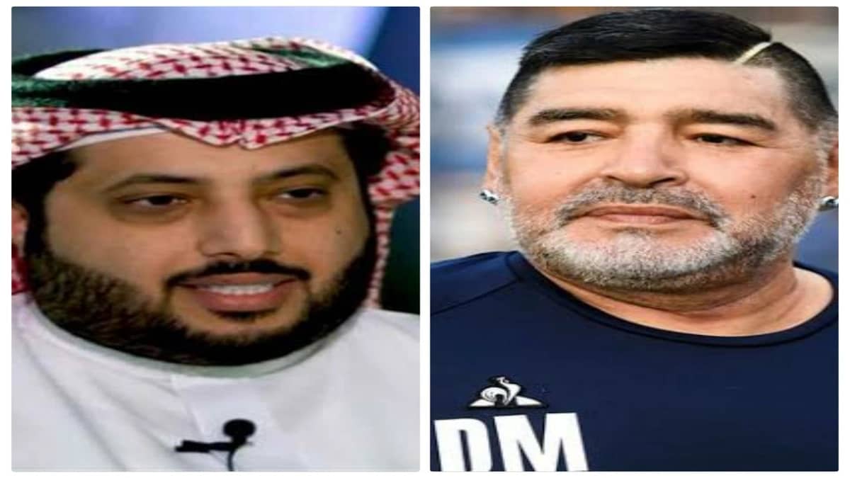 بالفيديو.. تركي آل الشيخ يرثي مارادونا بكلمات مؤثرة:" وداعًا دييجو "