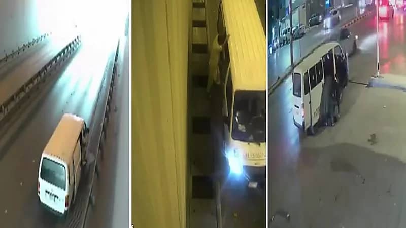 بالفيديو .. مخالفون ينشلون أغطية المناهل الحديدية في الرياض