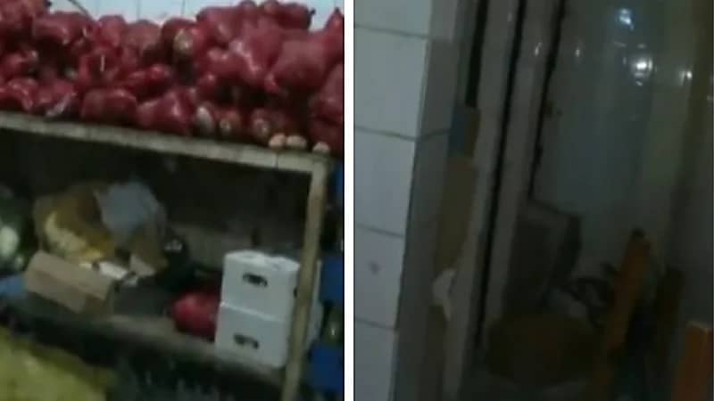 عمالة مخالفة تحول دورات المياه إلى مخازن خضروات وفواكه بالرياض "فيديو"