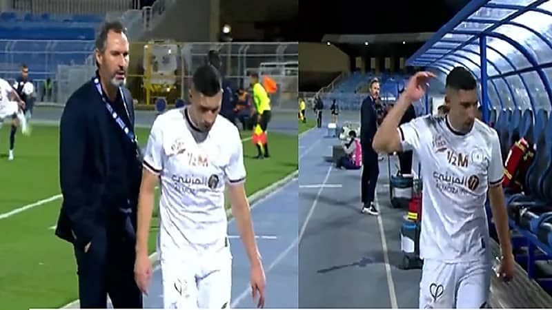 بالفيديو .. لحظة انفعال جوانكا على مدربه بعد تبديله