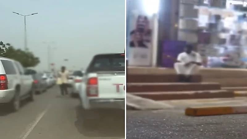 بالفيديو .. ضبط مقيمين يتسولون في جازان