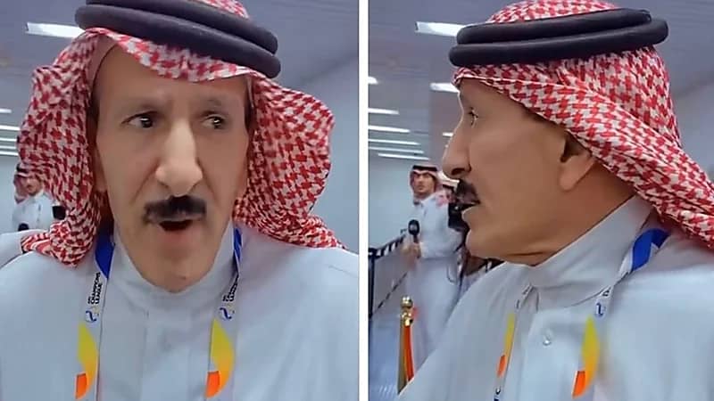 الفريان ينفعل على أحد لاعبي الهلال (فيديو)