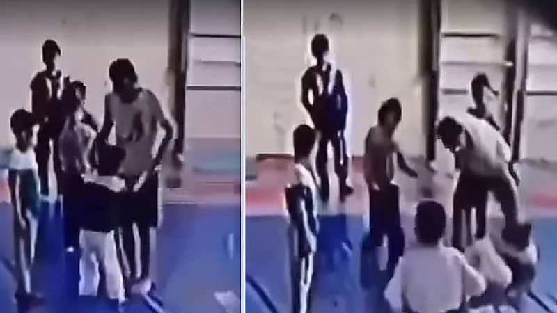 فيديو.. مدرب سامبو يضرب طفلا حتى الموت