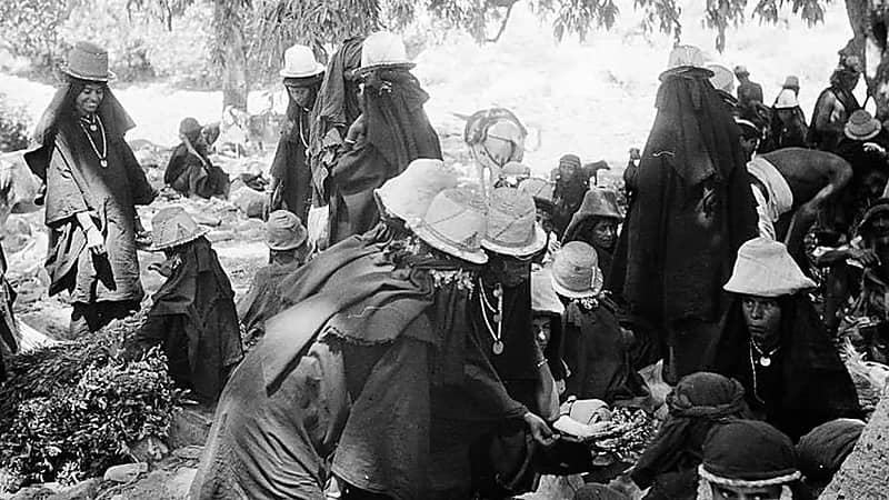 صورة تاريخية لسوق السبت في جازان عام 1947
