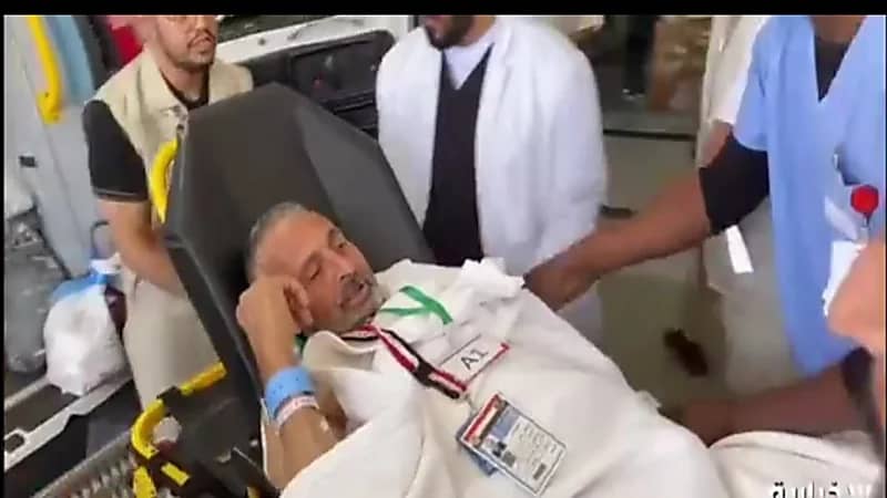 لحظة وصول الحجاج المنومين من مستشفيات المدينة المنورة إلى المشاعر المقدسة.. فيديو