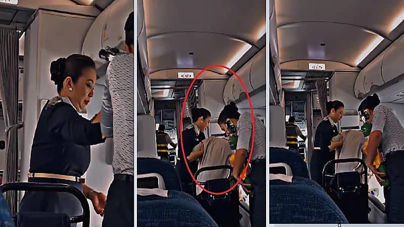 حالات إغماء في طائرة للخطوط الكويتية متجهة للدمام .. فيديو