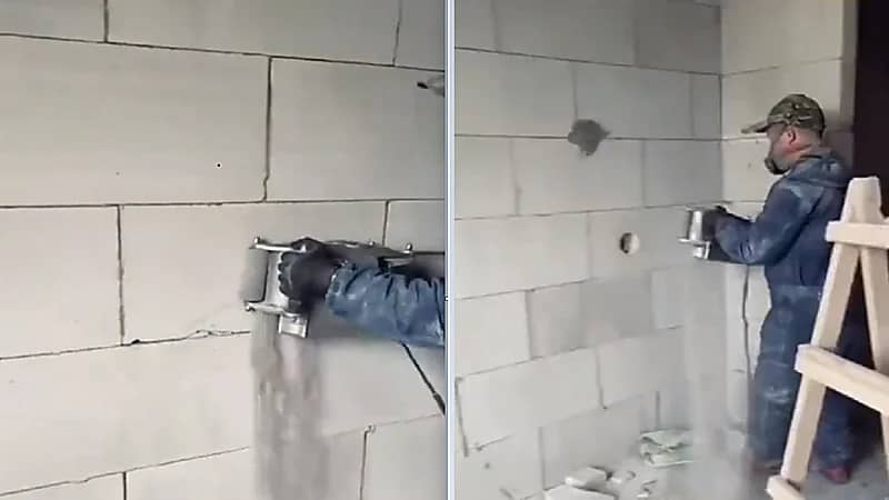 طريقة احترافية لأعمال تأسيس الكهرباء في المنازل..فيديو