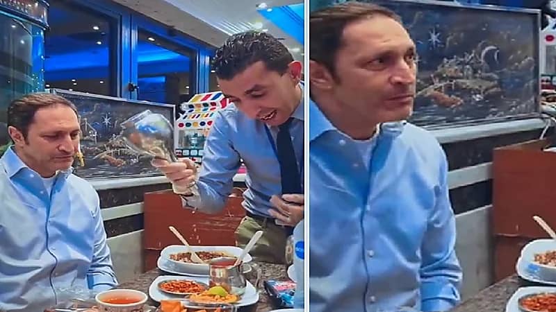 تفاعل مع ظهور علاء مبارك في محل كشري..فيديو