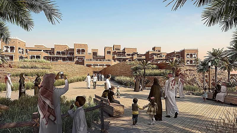 الدرعية تعلن عن مشروع الزلال في مطلع البجيري .. صور