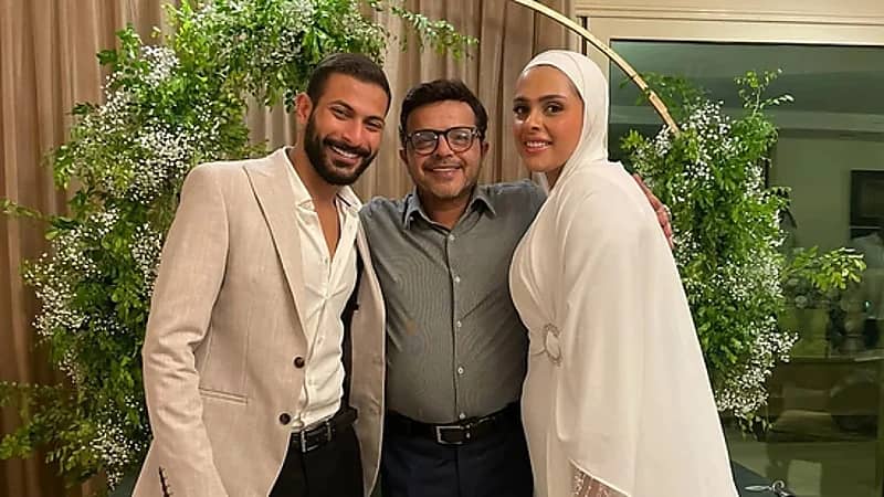 محمد هنيدي يحتفل بخطوبة ابنته فريدة  ..  صور