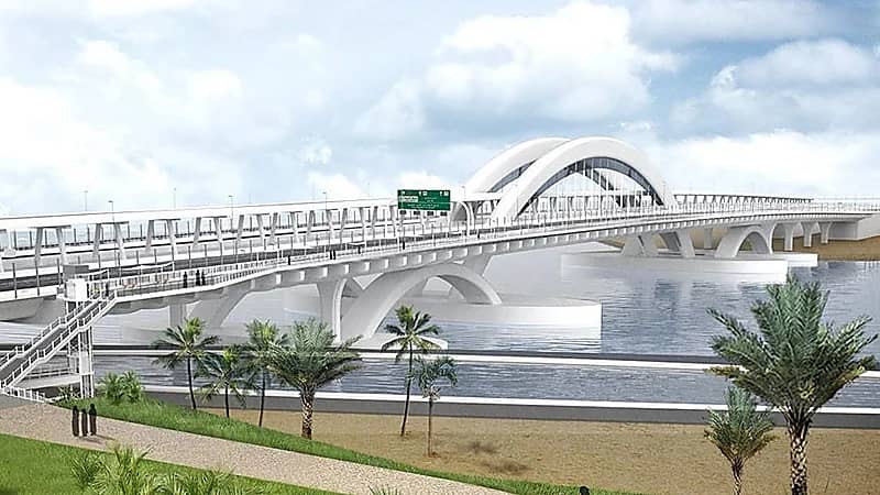 آخر مستجدات مشروع جسر أبحر المُعلق .. صور