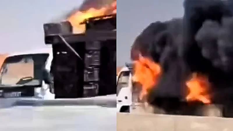 سائق شجاع يضحي بنفسه لإنقاذ الآخرين .. فيديو