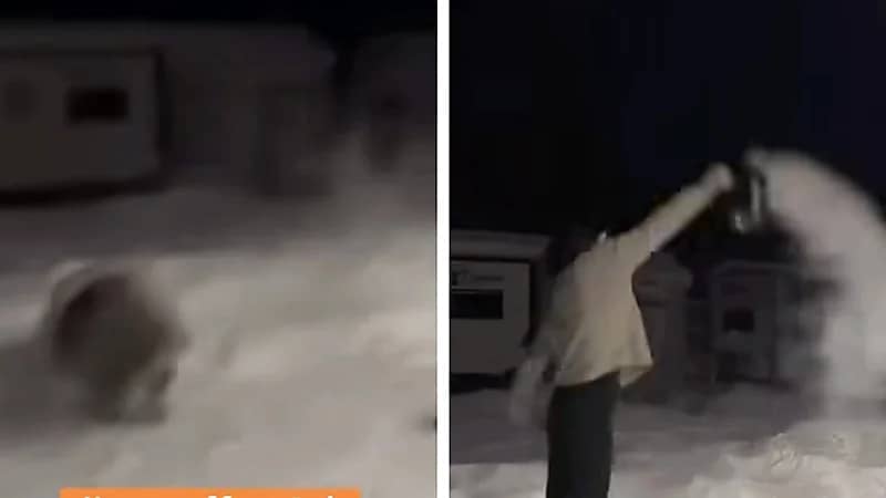 مشهد صادم لفتاة تجرب أحد التريندات وتُصاب بحروق خطيرة .. فيديو