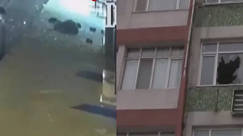 لحظة قتــل شاب بإلقائه من الطابق الرابع في تركيا.. فيديو