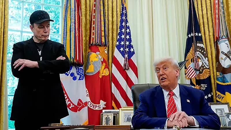 ترامب يهاجم ماسك: إيلون مدمن مخدرات كبير