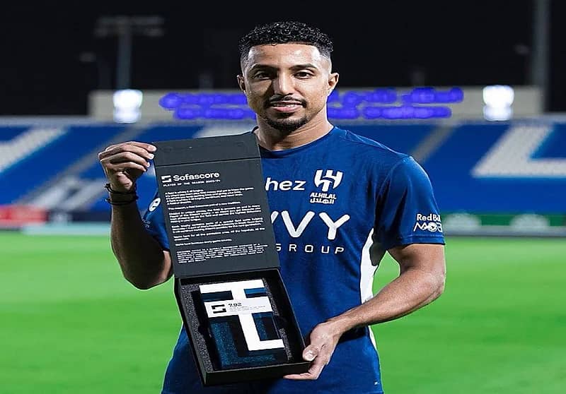 سالم الدوسري أفضل لاعب عربي في العالم لموسم 2024-2025