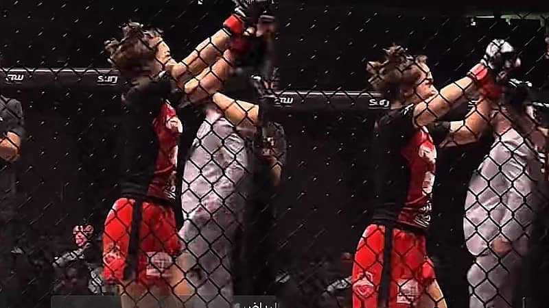 هتان السيف تفوز بالضربة القاضية على اللبنانية نور الفليطي في PFL MENA.. فيديو