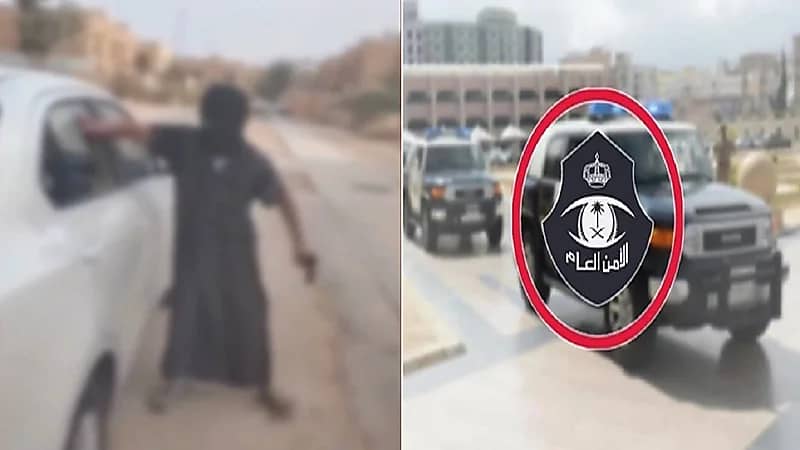 ضبط شخصين بعد تهشيم زجاج مركبة ومحاولة الاعتداء على قائدها بالرياض.. فيديو