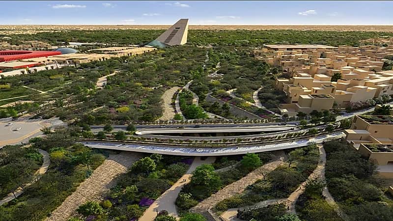 تقدم الأعمال في الحدائق الفرعية بمشروع حديقة الملك سلمان.. صور