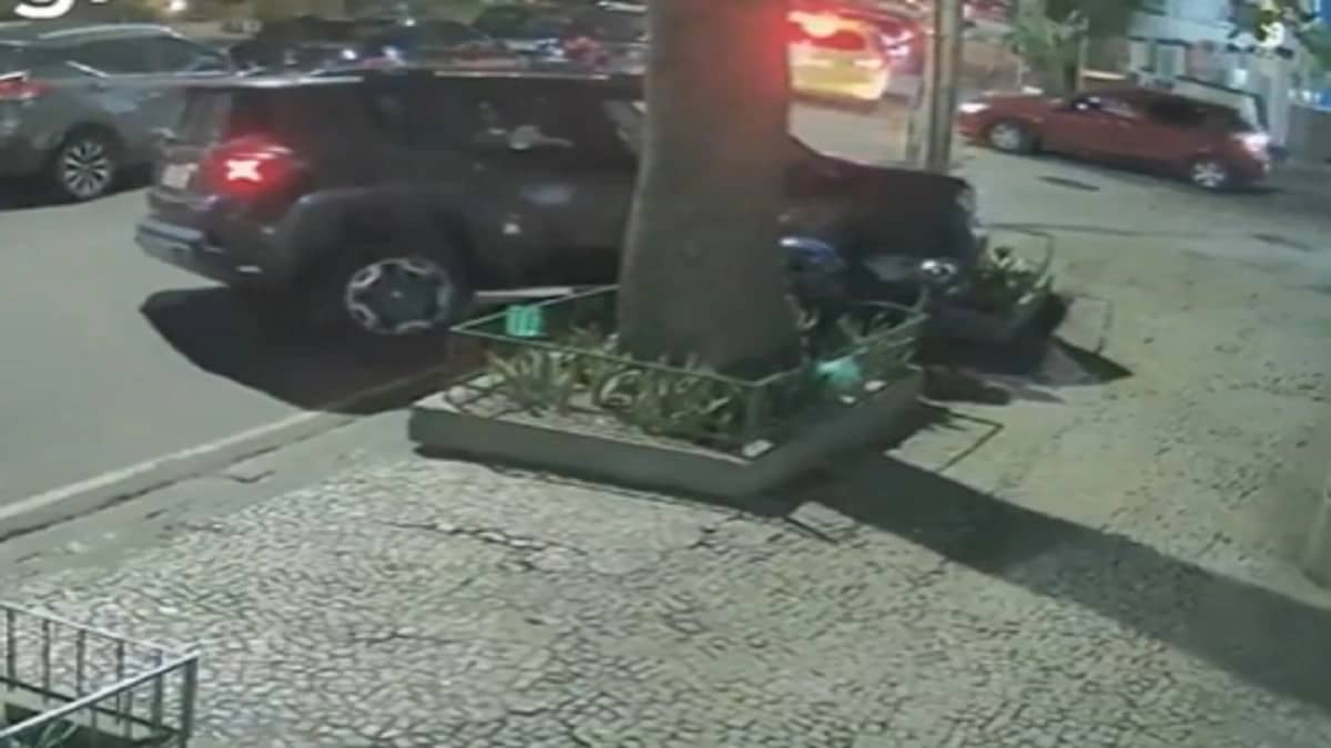 امرأة تدهس لصوص حاولوا الهجوم عليها .. فيديو