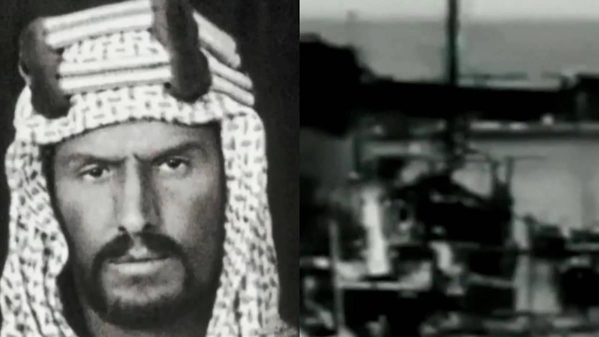 أقدم صورة للملك عبدالعزيز أثناء لقائه بعثة أوروبية في الكويت قبل 122 عامًا  .. فيديو