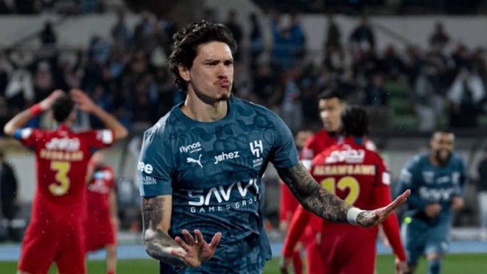 نونيز يوضح سبب مشاركته في غير مركزه أمام ضمك