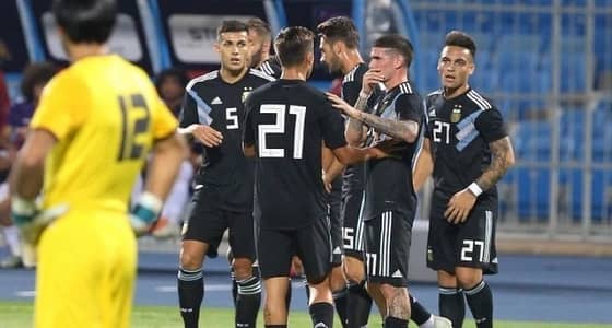 بالفيديو.. منتخب الأرجنتين يستعد للقاء البرازيل في الرياض
