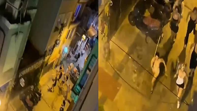 8 متحولين جنسيا يعتدون على رجل وسط إسطنبول.. فيديو