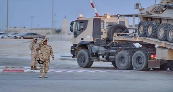 بالفيديو والصور.. الحرس الوطني يواصل رحلته من الأحساء إلى الحد الجنوبي 