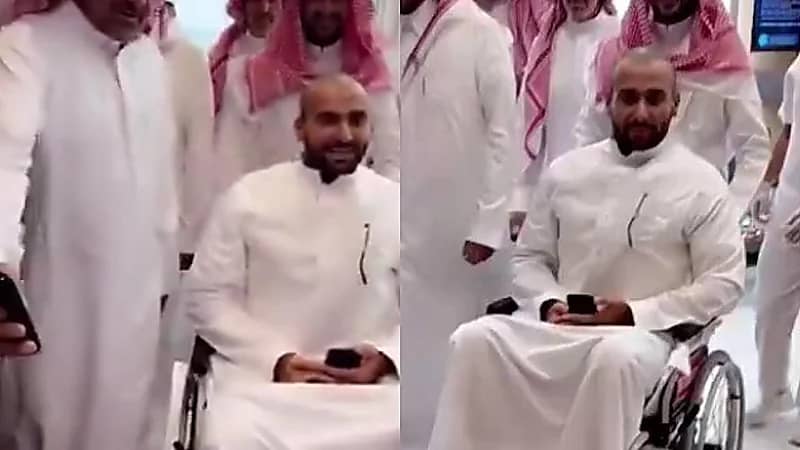 يزيد الراجحي يغادر المستشفى.. فيديو